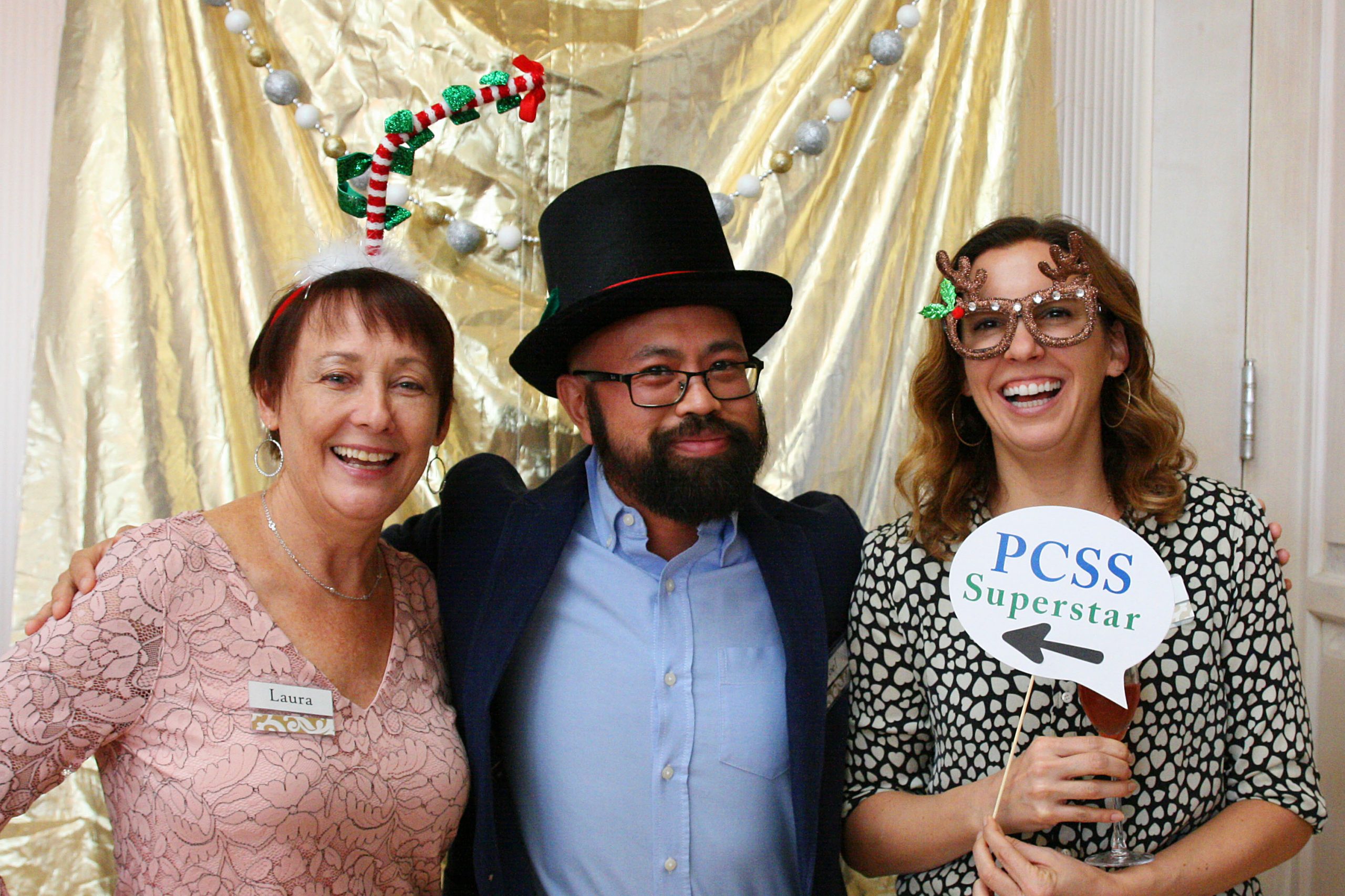 PCSS Employees at the Holiday Party